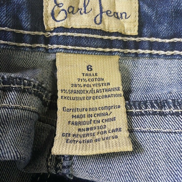 EARL Jean Women Bootcut Size 6 Mid Rise Western Cowboy - Picture 5 of 9